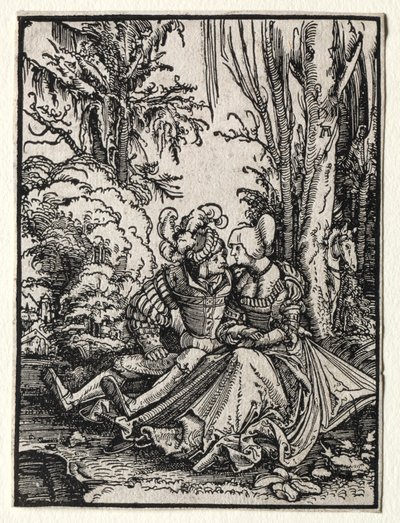 Milenci od Albrecht Altdorfer