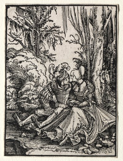 Milenci, 1511. od Albrecht Altdorfer