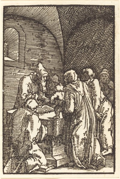 Představení Krista v chrámu od Albrecht Altdorfer