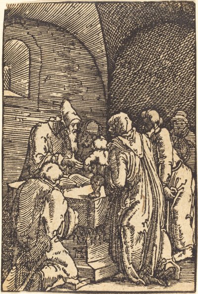 Představení Krista v chrámu od Albrecht Altdorfer