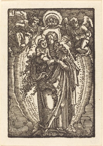 Panna jako Královna nebes od Albrecht Altdorfer