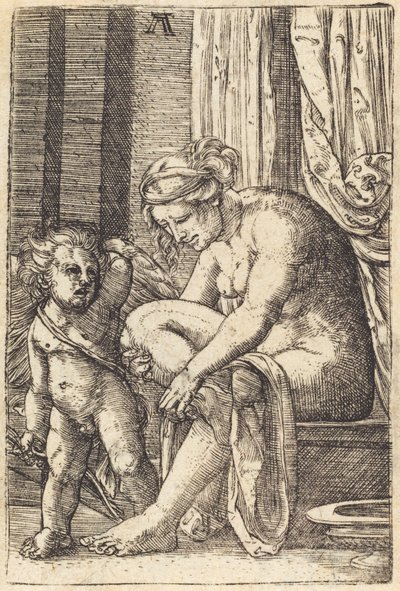 Venuše po koupeli od Albrecht Altdorfer