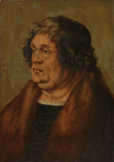 Willibald Pirkheimer (1470-1530) od Albrecht Dürer (copy after)