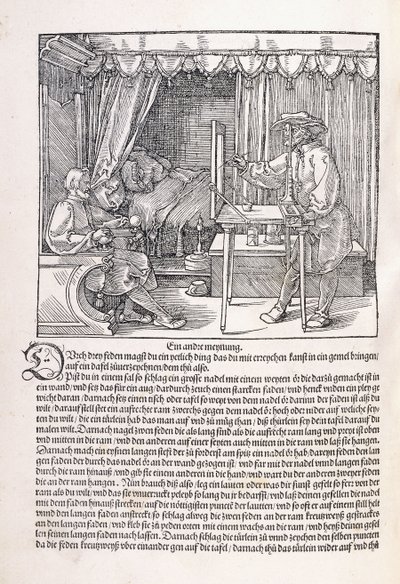 Kreslíř kreslící portrét pomocí rámečku, 1525 od Albrecht Dürer