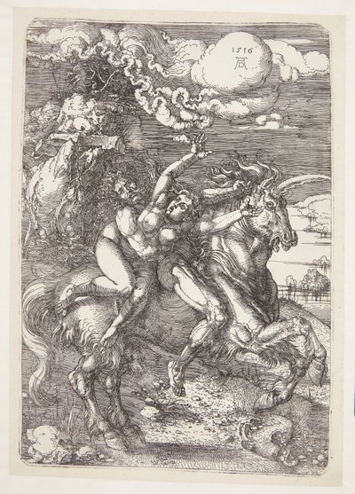 Únos na jednorožce od Albrecht Dürer