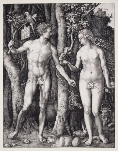 Adam a Eva od Albrecht Dürer