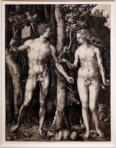 Adam a Eva od Albrecht Dürer