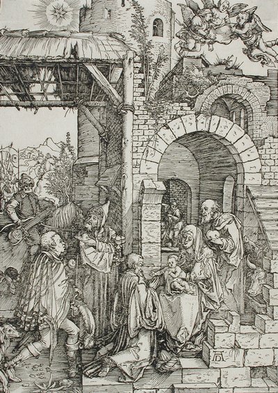 Klanění tří králů od Albrecht Dürer