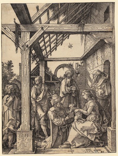 Klanění tří králů od Albrecht Dürer