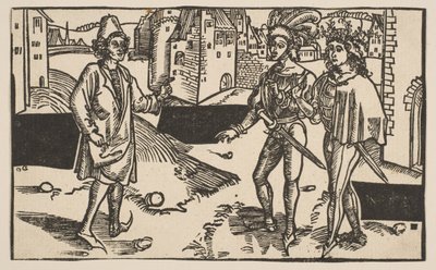 Andria, z komedie Terence, dotisk z 19. století.n.d. od Albrecht Dürer