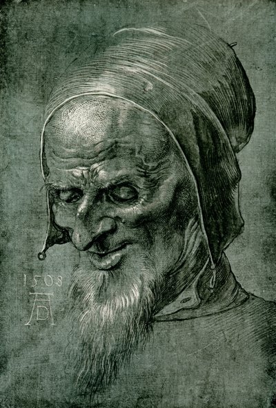 Hlava apoštola z roku 1508 od Albrecht Dürer