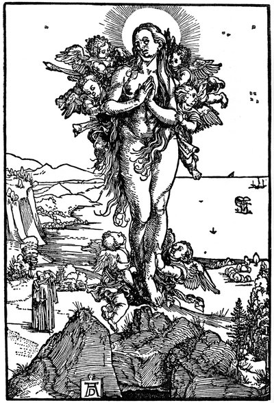 Nanebevstoupení Marie Magdaleny, 1507-1510, 1936 od Albrecht Dürer