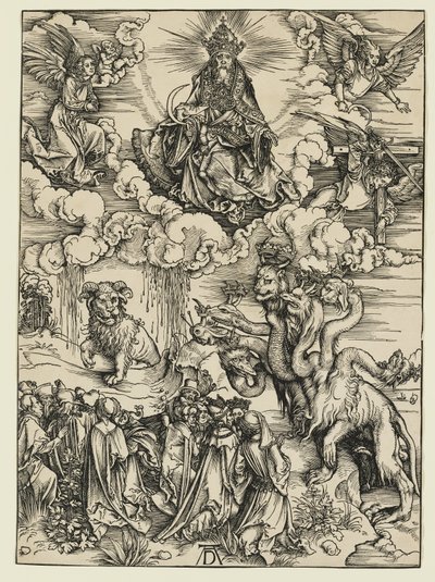 Šelma se dvěma rohy jako beránek od Albrecht Dürer