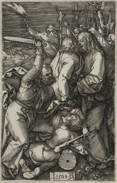 Zrada Krista, z Vyrytého umučení od Albrecht Dürer