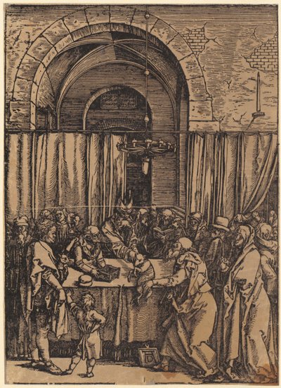 Oplakávání Krista, list č. 9 ze série „Velké pašije“ od Albrecht Dürer