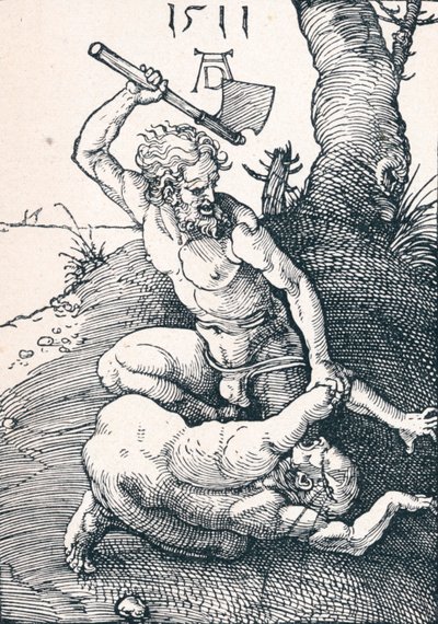 Kain zabíjel Abela, 1511 1906 od Albrecht Dürer