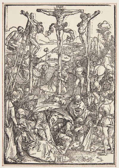 Kalvárie (skromný dřevoryt) od Albrecht Dürer