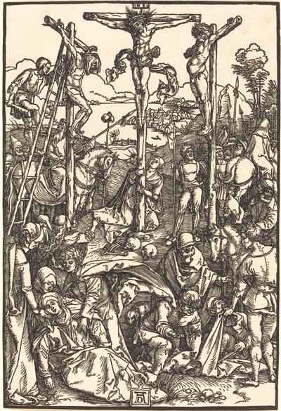 Kalvárie se třemi kříži od Albrecht Dürer