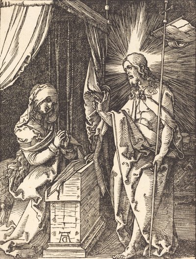 Kristus se zjevil své matce, pravděpodobně c. 15091510. od Albrecht Dürer