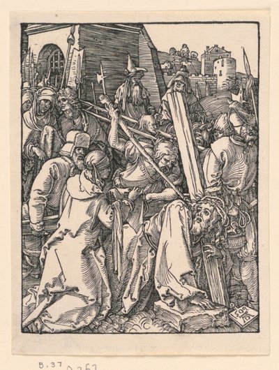 Kristus nesoucí kříž, ze série Malé pašije od Albrecht Dürer