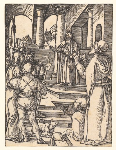Kristus před Pilátem, z „Malých pašijí“ od Albrecht Dürer