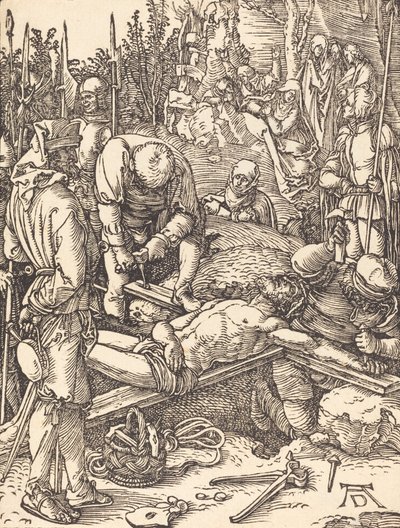 Kristus přibitý na kříž, pravděpodobně c. 15091510. od Albrecht Dürer