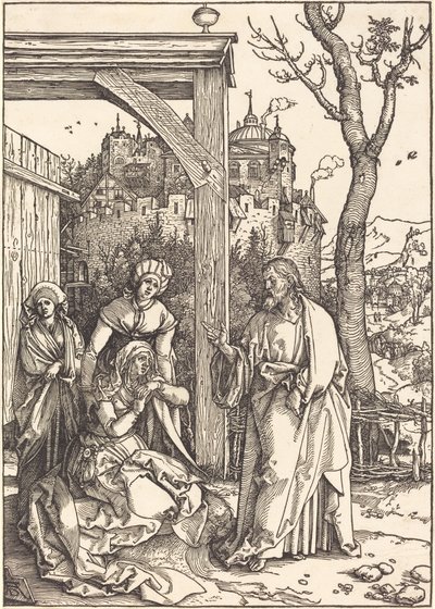 Kristus odchází od své matky od Albrecht Dürer