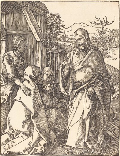 Kristus odchází od své matky od Albrecht Dürer