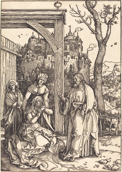Kristus odchází od své matky od Albrecht Dürer