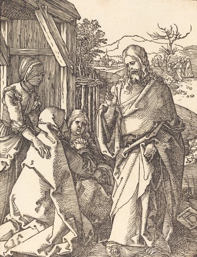 Kristus odcházející od své matky, pravděpodobně c. 15091510. od Albrecht Dürer