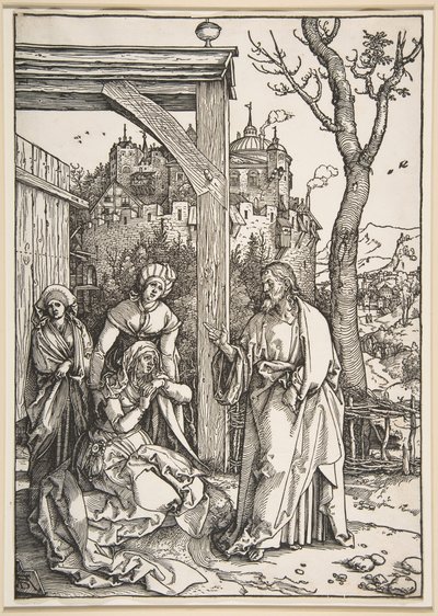 Kristus opouští svou matku, ze Života Panny, ca. 1504. od Albrecht Dürer