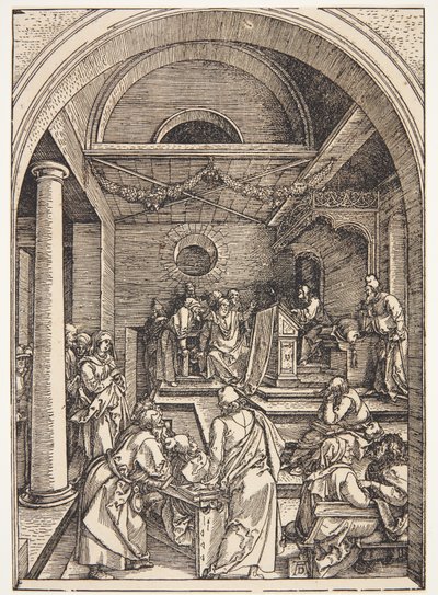 Kristus mezi lékaři od Albrecht Dürer