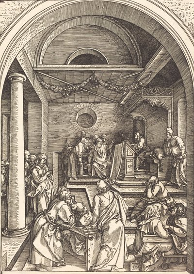 Kristus mezi lékaři, c. 15031504. od Albrecht Dürer