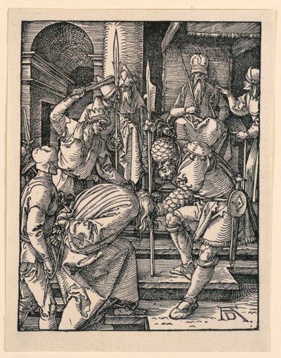 Kristus před Annášem ze série Malé pašije od Albrecht Dürer