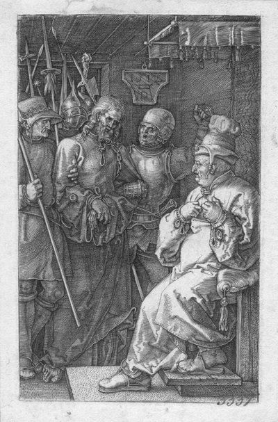 Kristus před Kaifášem od Albrecht Dürer