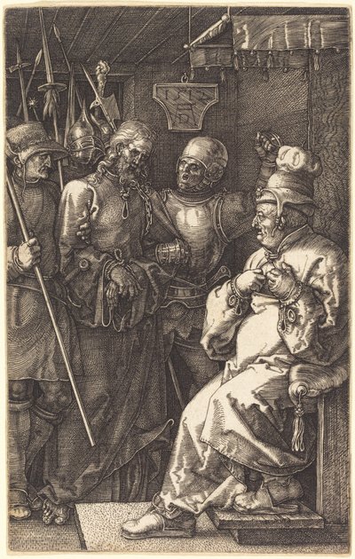 Kristus před Kaifášem od Albrecht Dürer