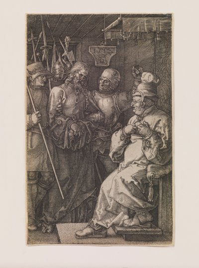 Kristus před Kaifem, ze série „Vyrytá vášeň“ od Albrecht Dürer