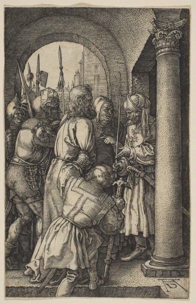 Kristus před Pilátem, z „Utrpení“ od Albrecht Dürer