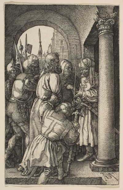 Kristus před Pilátem, z Umučení, 1512. od Albrecht Dürer