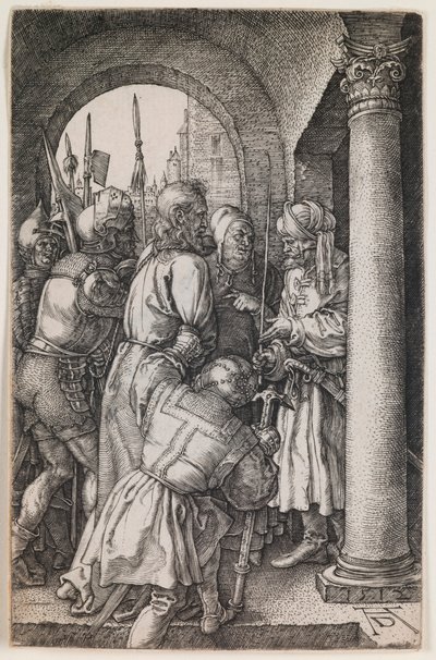 Kristus před Pilátem, ze série „Vyryté umučení“ od Albrecht Dürer