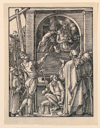 Kristus před lidmi (Ecce Homo), ze série Malé pašije od Albrecht Dürer