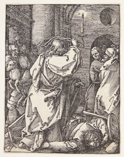 Kristus vyhání lichváře z chrámu od Albrecht Dürer
