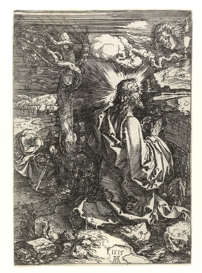Kristus v zahradě olivovníků, 1515 od Albrecht Dürer