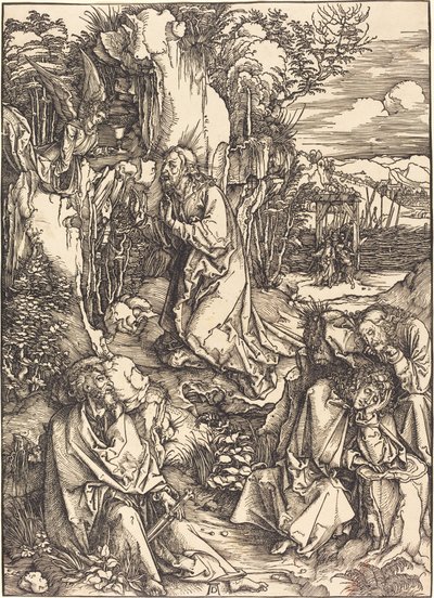 Kristus na hoře Olivetské od Albrecht Dürer