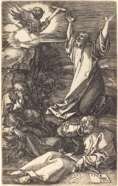 Kristus na hoře Olivetské od Albrecht Dürer