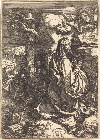 Kristus na hoře Olivetské od Albrecht Dürer