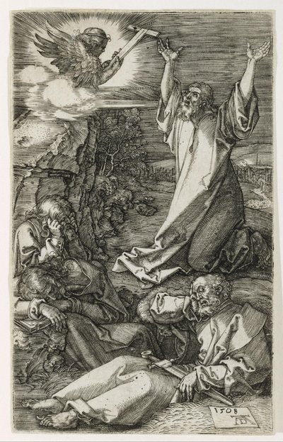 Kristus na Olivové hoře od Albrecht Dürer