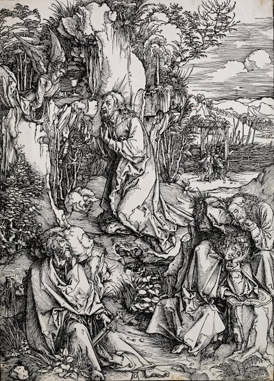 Kristus na Olivové hoře, 1496-1511 od Albrecht Dürer