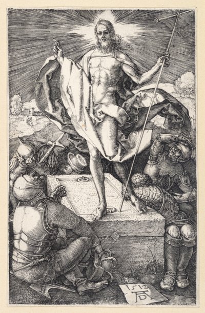 Kristovo zmrtvýchvstání (Mědirytová pašije) od Albrecht Dürer