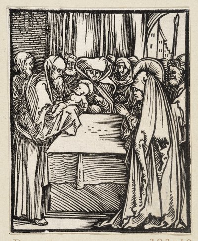 Uvedení Krista do chrámu (43 náboženských témat) od Albrecht Dürer